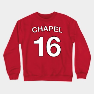 Chapel 16 | Sixteenth Chapel | White Numbers Crewneck Sweatshirt